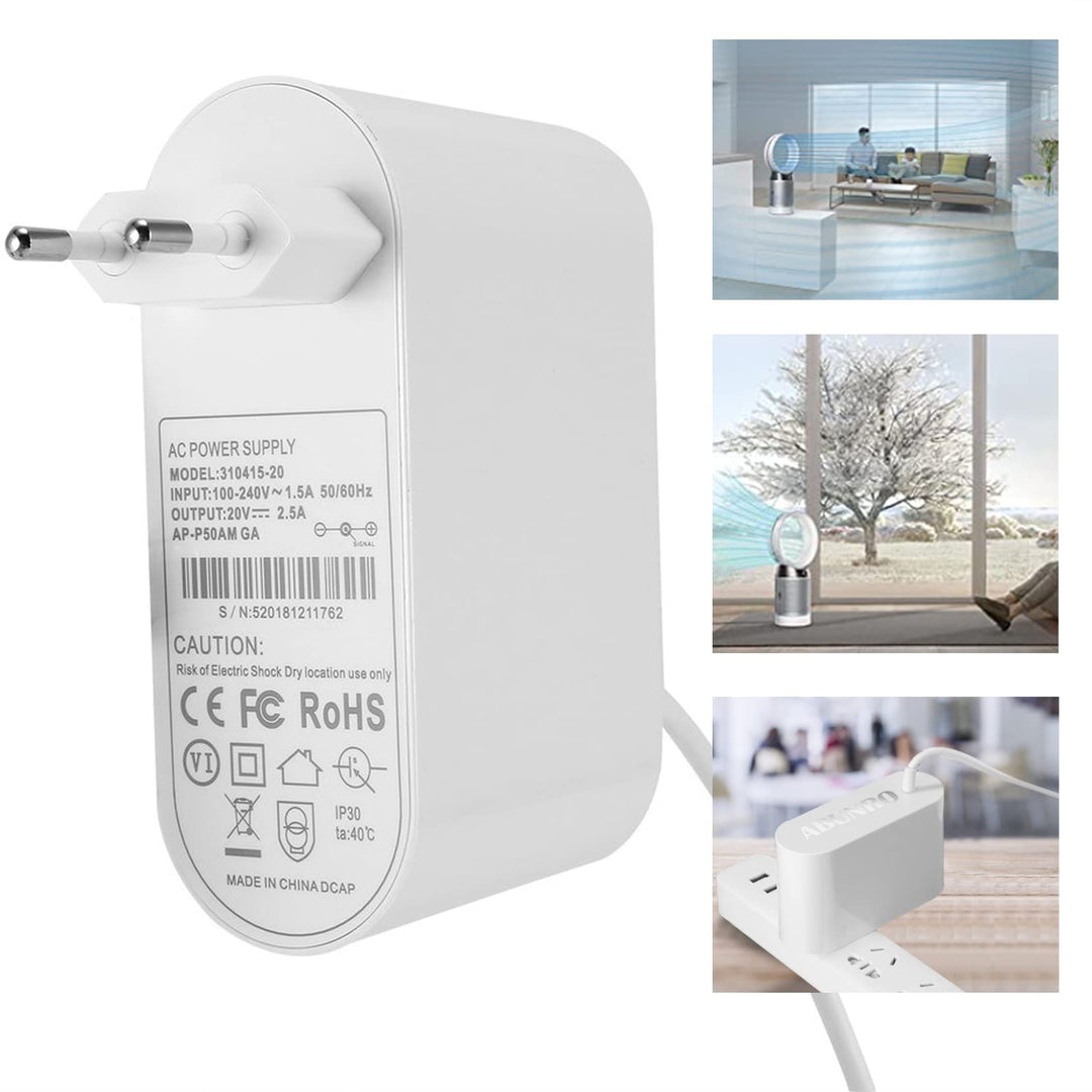 20V Netzteil Ladegerät für Dyson Ventilator/Luftreiniger TP04 TP05 TP06, DP04 BP01 PH02 PH04 PH09, L
