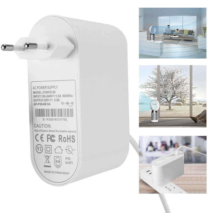 20V Netzteil Ladegerät für Dyson Ventilator/Luftreiniger TP04 TP05 TP06, DP04 BP01 PH02 PH04 PH09, L