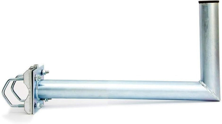 Mastausleger Stahl 40 cm Geländerhalter Sat Antenne Ausleger Länge 40 cm, Länge 40 cm