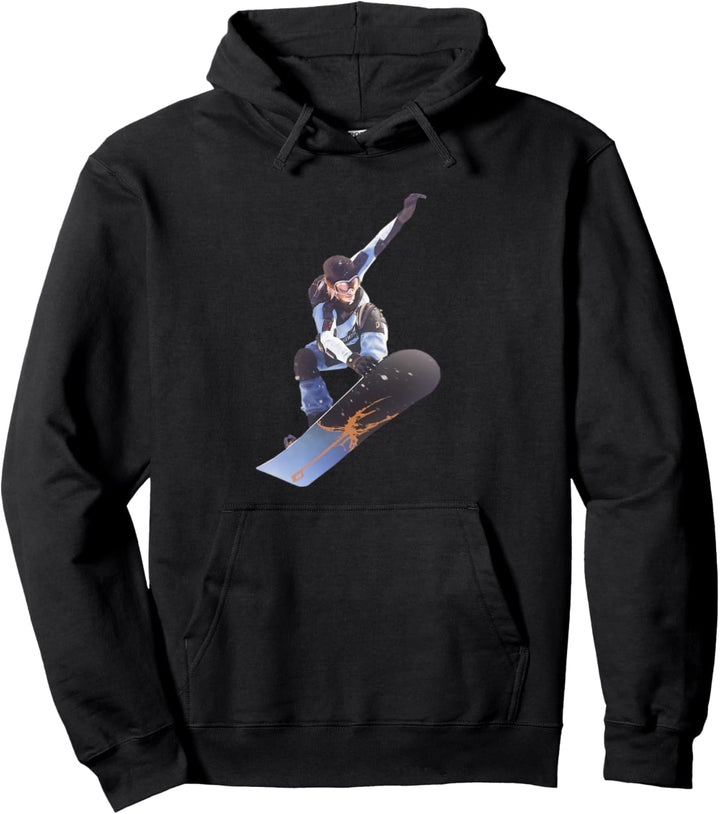 Snowboarden Pullover Hoodie