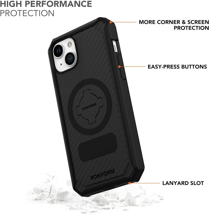 ROKFORM Rokform - iPhone 15 Plus Hülle, Rugged Serie, magnetisch, iPhone 15 Plus Hülle mit RokLock D