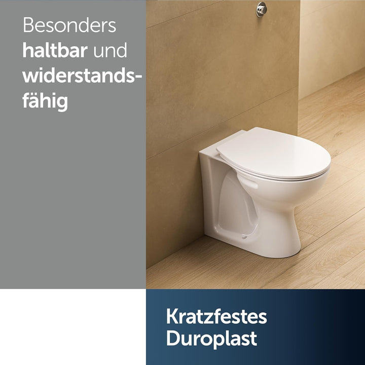 Ideal Standard E131701 Eurovit WC-Sitz, Weiss Universal Design ohne