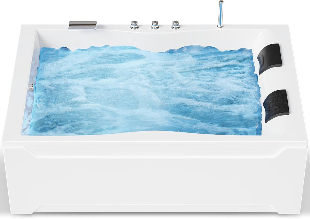 AQUADE Jet Düse Wasserdüse für Whirlpool Durchmesser: 50mm Metall verchromt
