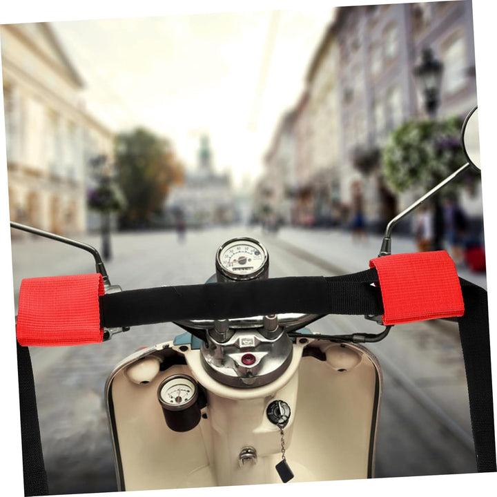 HOMSFOU Motorrad Lenkergurt Hochfester Nylon Gurt für Sicheren Transport von Motorrädern und Fahrräd