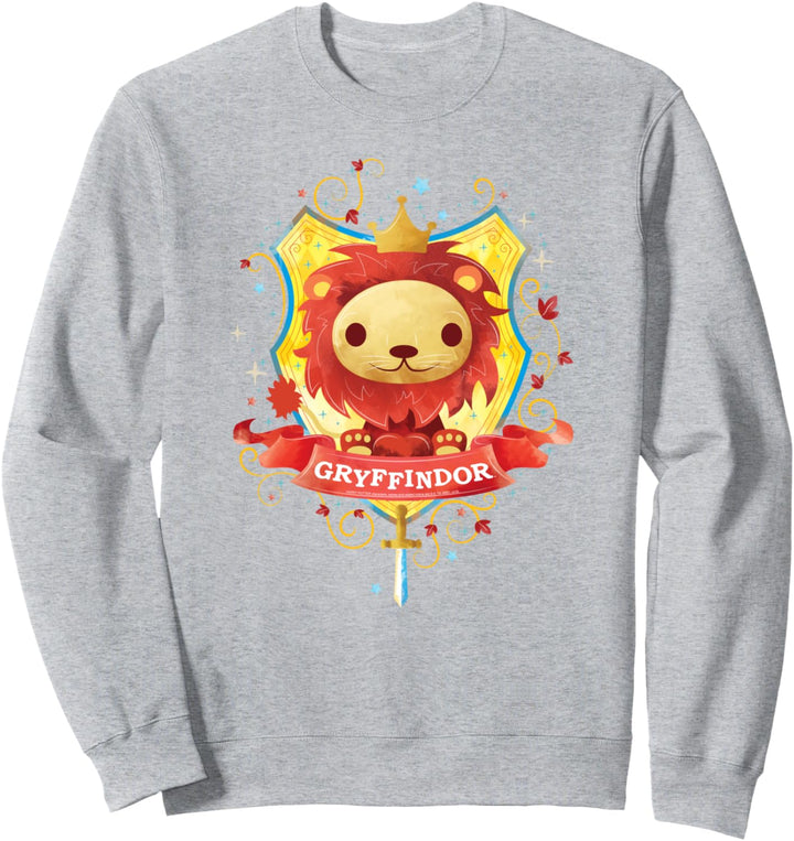 Harry Potter Watercolor Gryffindor Crest Sweatshirt