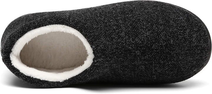 Mishansha Herren Winter Warme Hausschuhe Memory Foam Plüsch Pantoffeln,Gr.39-48, 39 EU