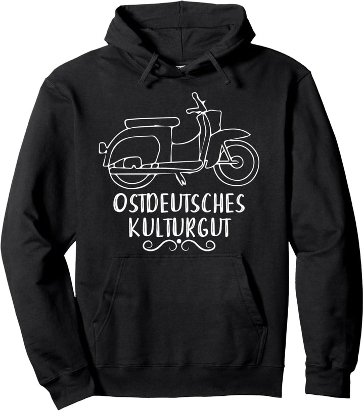 Simson-Schwalbe Oldtimer Moped Design Pullover Hoodie