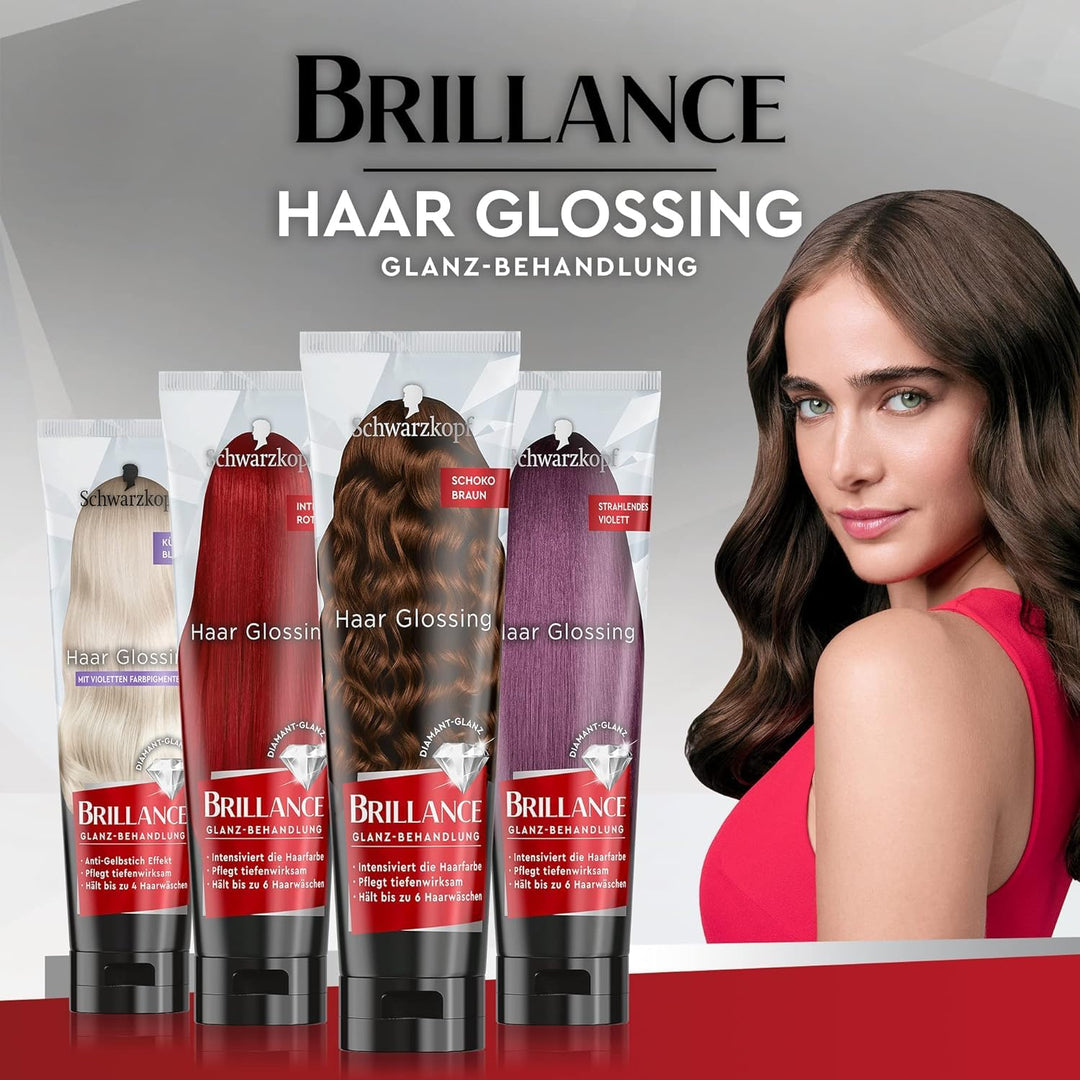 Brillance Glanz-Behandlung, Haar Glossing Kühles Blond (150 ml), temporäre Haarfarbe, die wie eine H