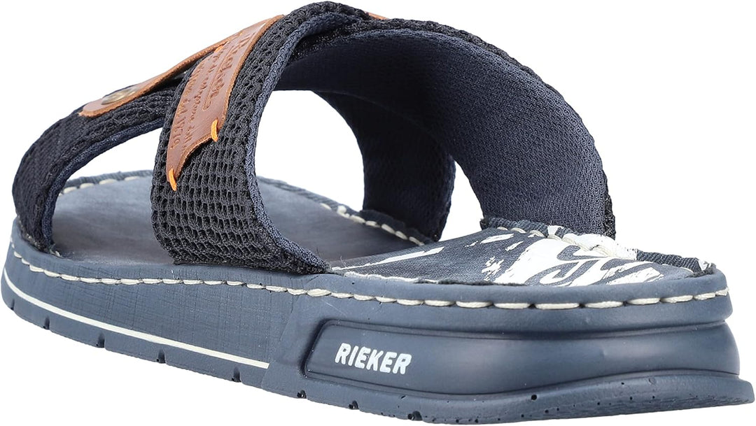 Rieker Herren 21239 Pantolette 44 EU Blau, 44 EU Blau