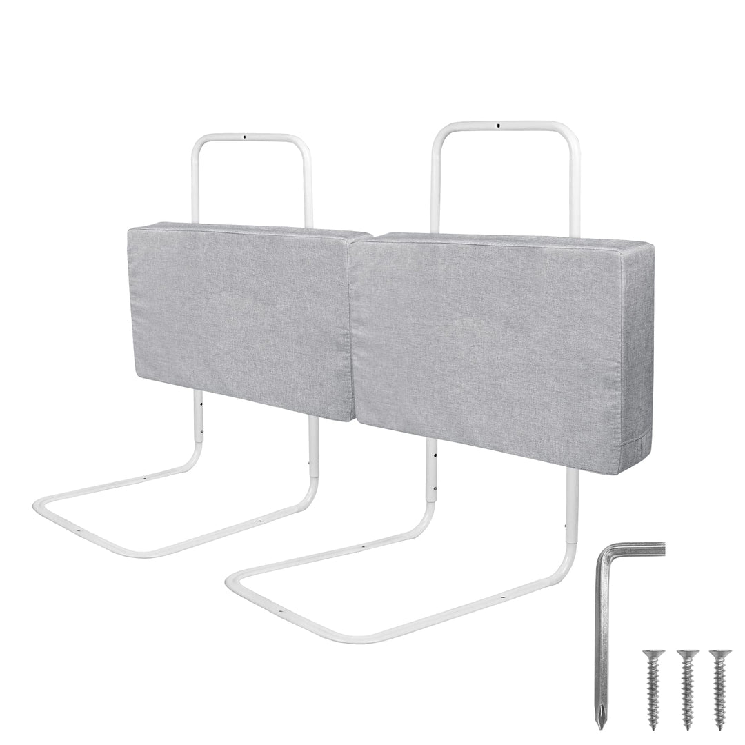 Froadp 120cm Rausfallschutz Beistellbett Leinen Kindersoftpack Bettgitter Tragbare Bettschutzgitter
