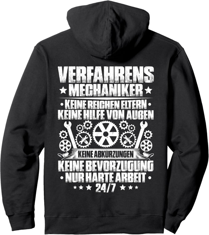 Harte Arbeit Verfahrensmechaniker Pullover Hoodie