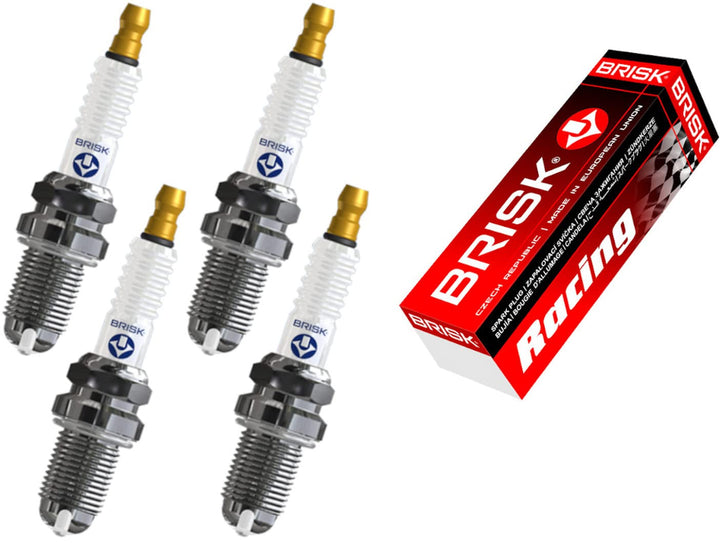 BRISK Premium Racing BOR14LGS 3093 Zündkerzen, 4 Stück (2) 4 Stück, (2) 4 Stück