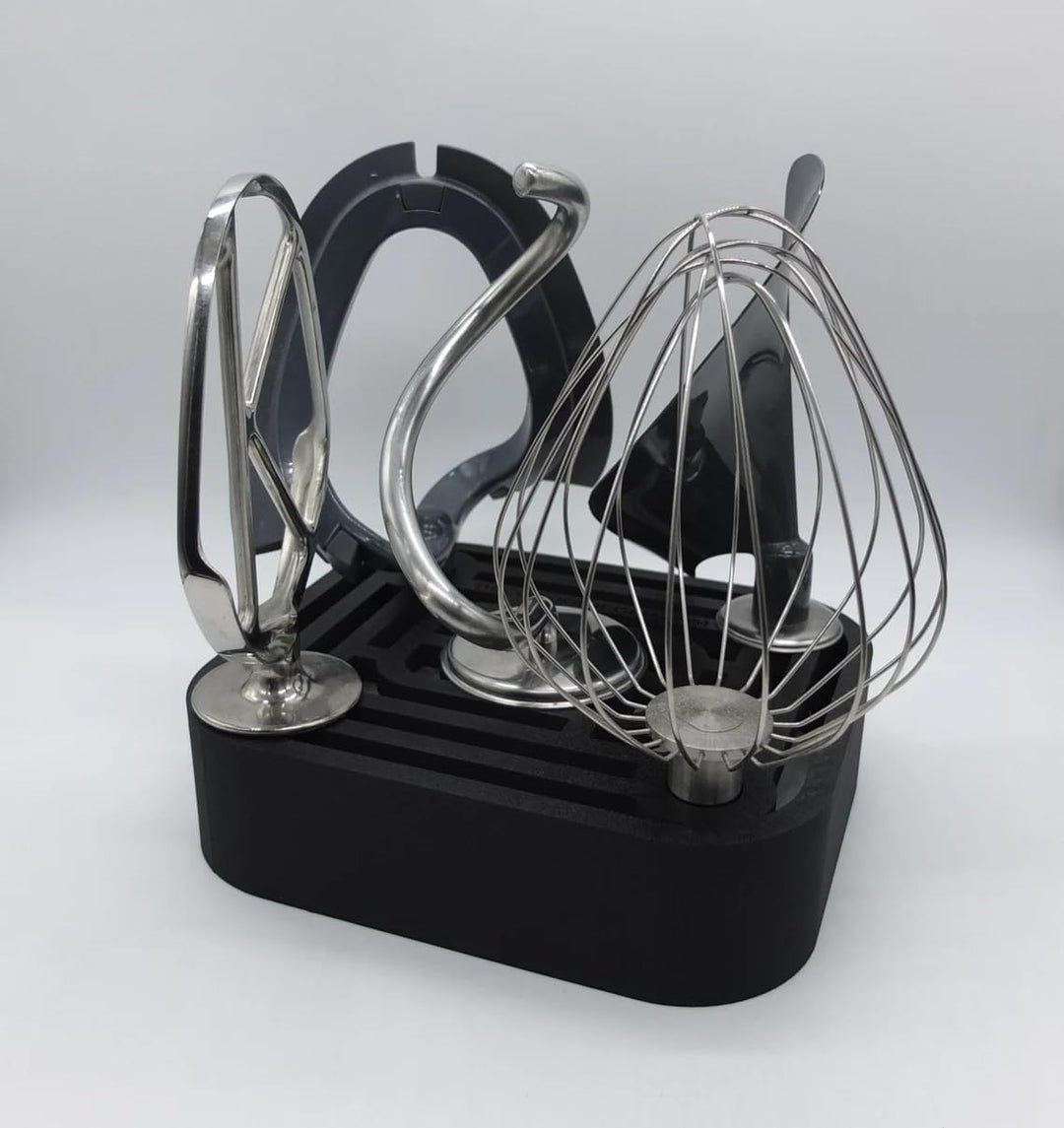 Kenwood Chef Aufsätze Halter für 5 Aufsätze Art Deco Stil (Orange), Orange