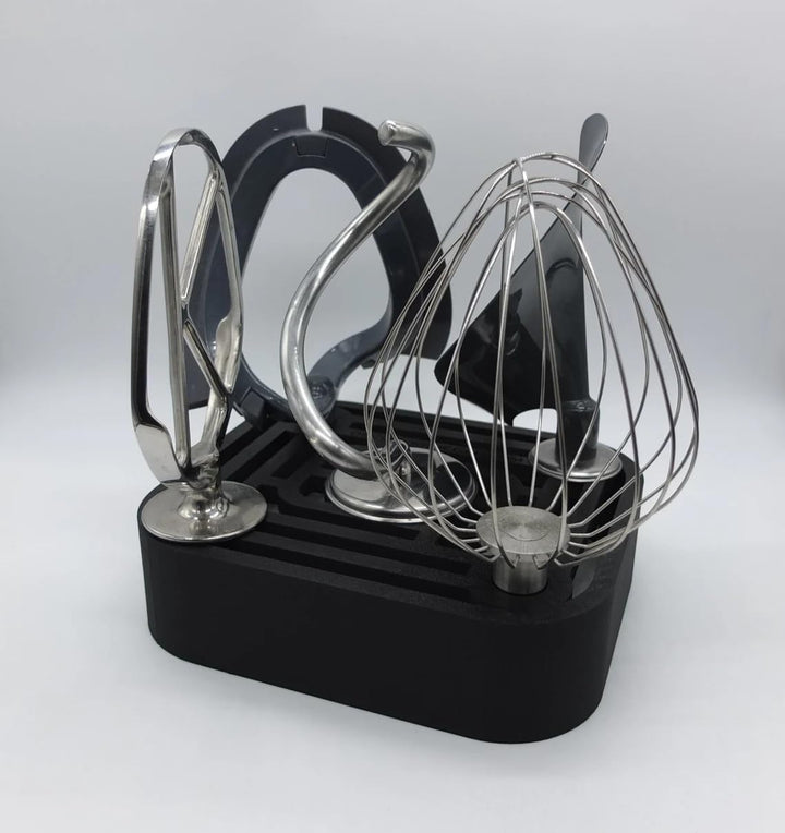 Kenwood Chef Aufsätze Halter für 5 Aufsätze Art Deco Stil (Orange), Orange