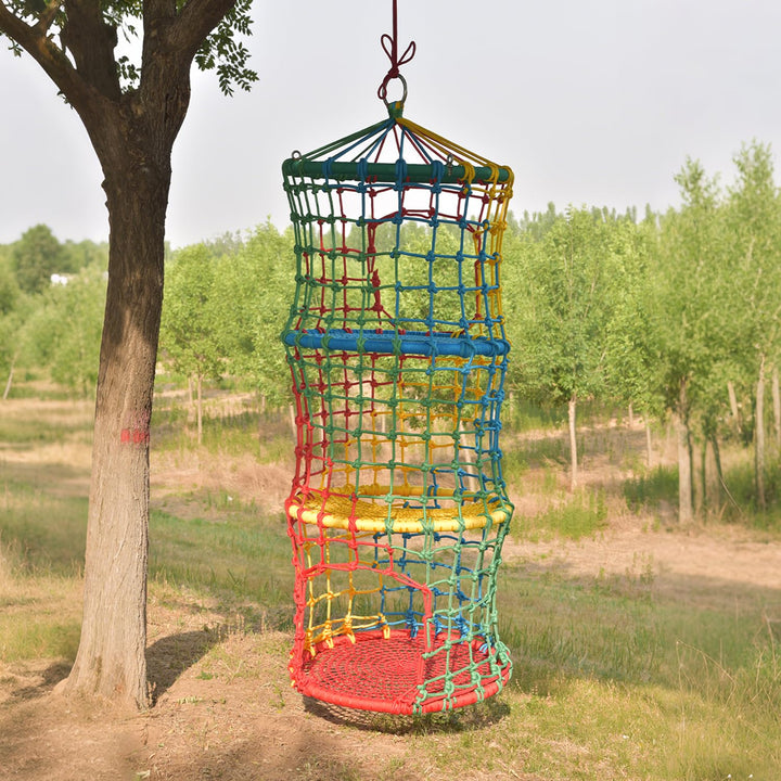 Klettergerüst für Kinder Outdoor-Klettergerüst mit Kletternetz Hängender Kletterturm für Kinder Spie