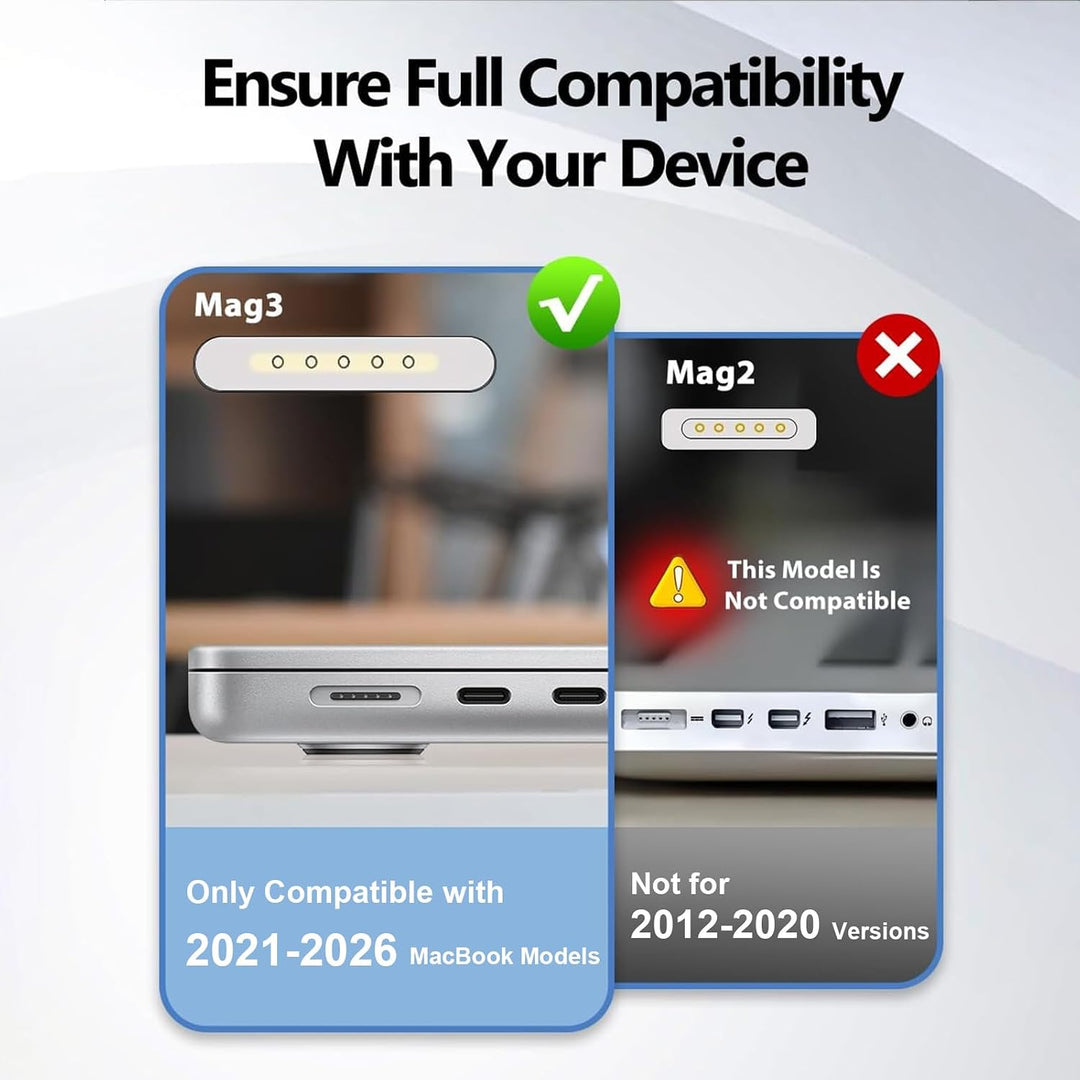 Ladekabel Mac Book Pro Air 96W USB-C auf Magnetic 3 Ladegeräte & Netzteile | M5 M4 M3 M2 M1 Pro MAX