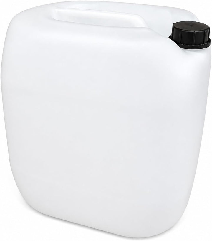 kanister-vertrieb® 3 Stück 30 L Kanister Wasserkanister Kunststoffkanister natur DIN61 + Hahn + Etik