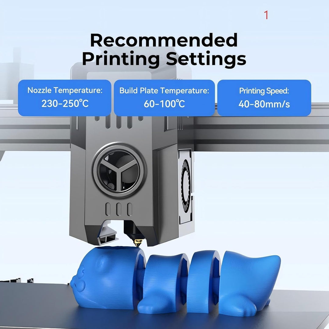 Creality PETG Filament 1,75mm, CR-PETG 3D Drucker Filament, hochwertiges 3D-Druckerfilament mit hohe