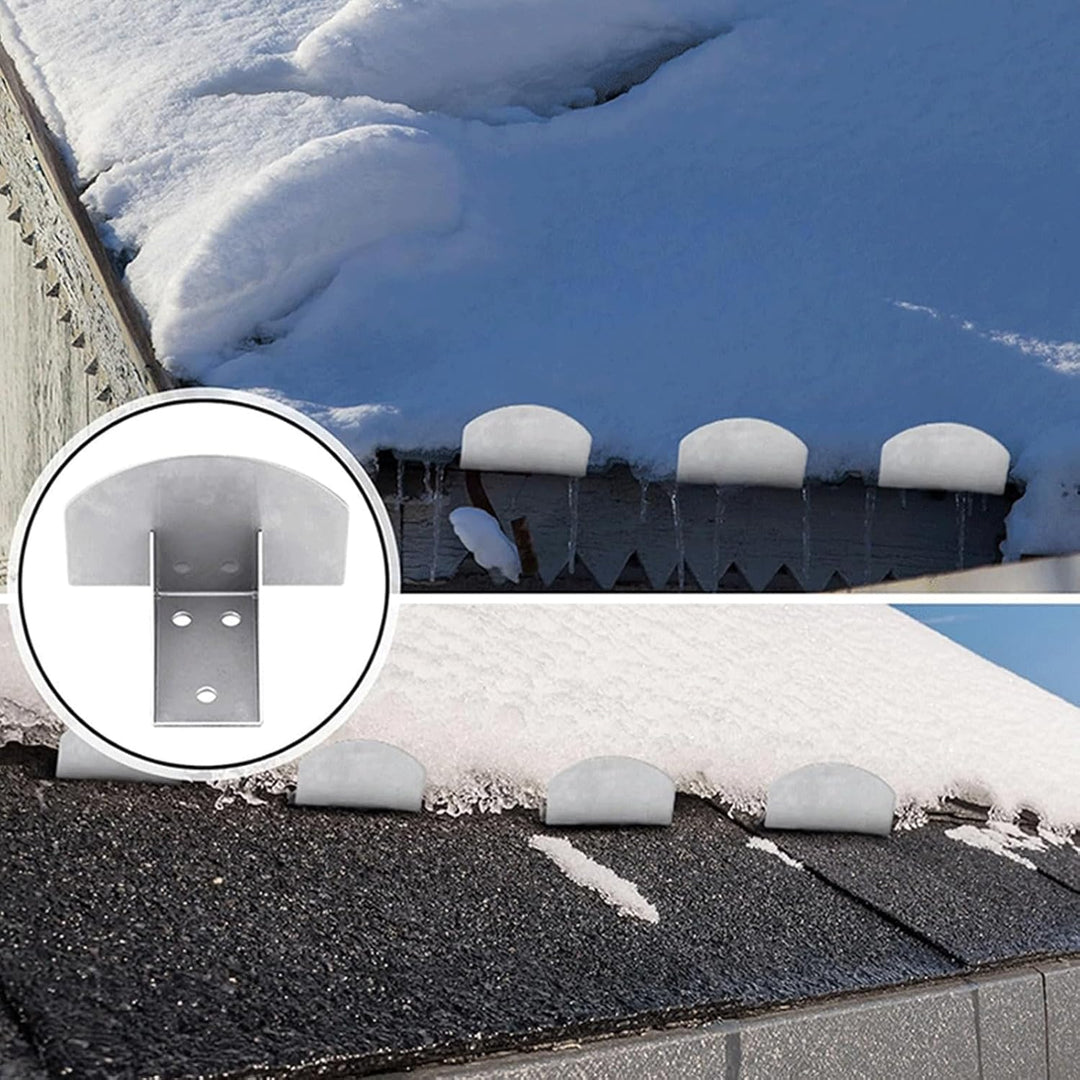 Stahl Dach Schneestopper 25 Stück Edelstahl Eisbildung Verhinderer | Schneefanghaken Für Dachzieheln