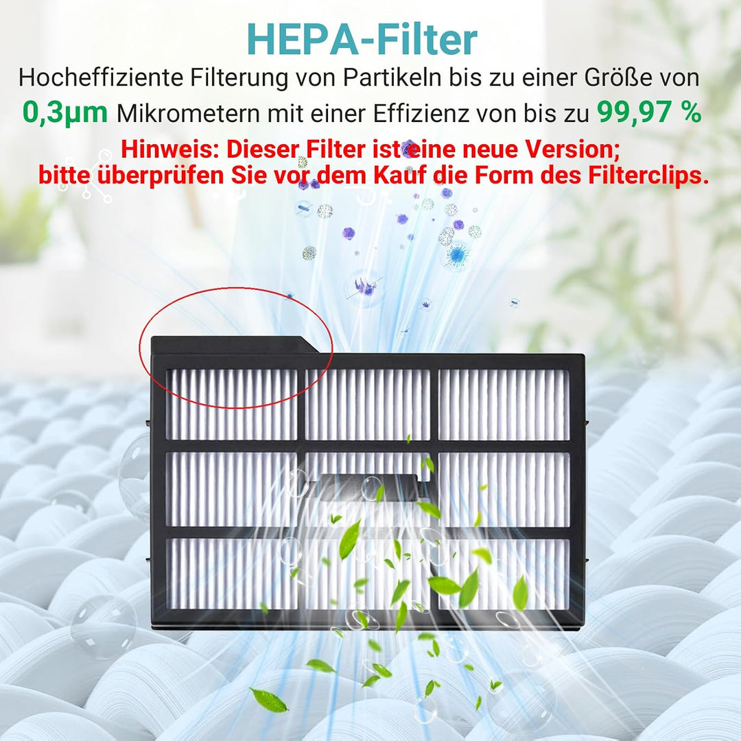 26 Stück Zubehör für Eufy Omni E25/Omni E28 Saugroboter | 1 Paar Hauptbürsten,2 Roller-Wischtücher,4