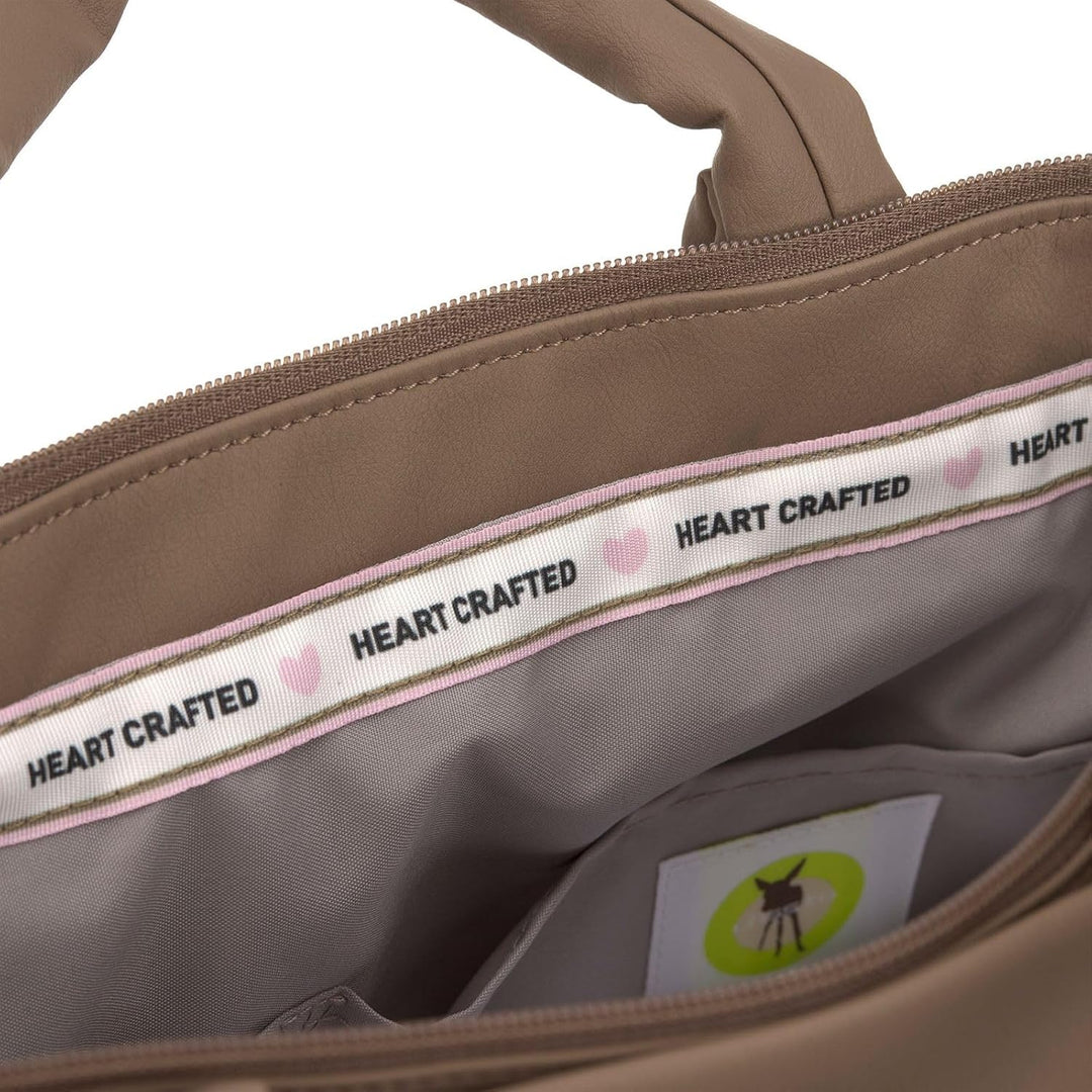 LÄSSIG Wickeltasche Schultertasche Liva Shoulder Bag Hazelnut braun
