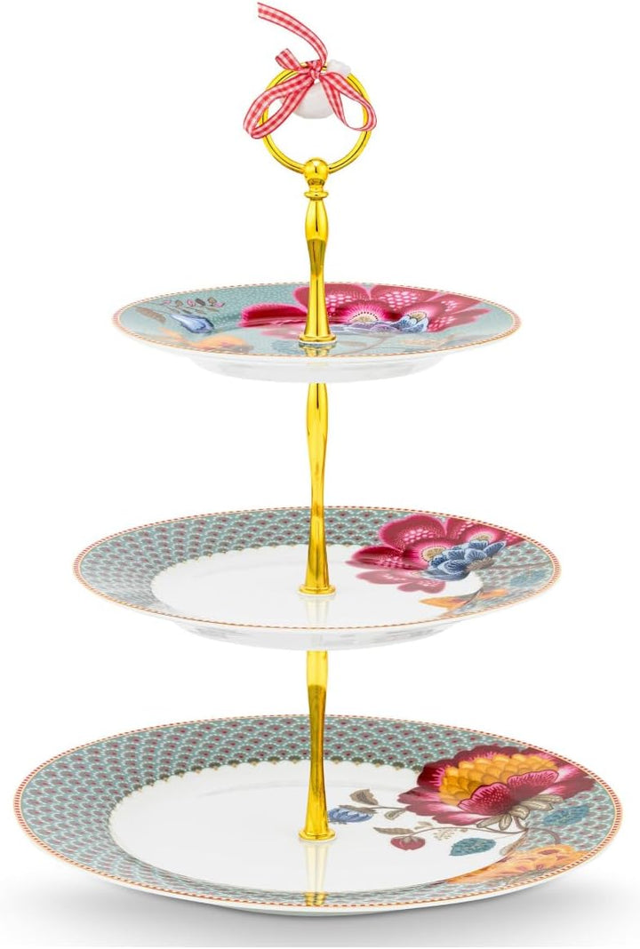 Pip Studio Blooming Tales Fantasy Blue Etagere 3tlg