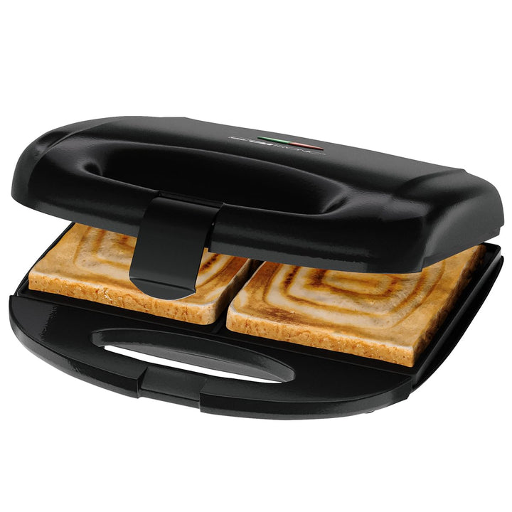 Clatronic® Sandwichmaker | für viereckige Sandwichplatten | Sandwichtoaster mit Antihaftbeschichtung