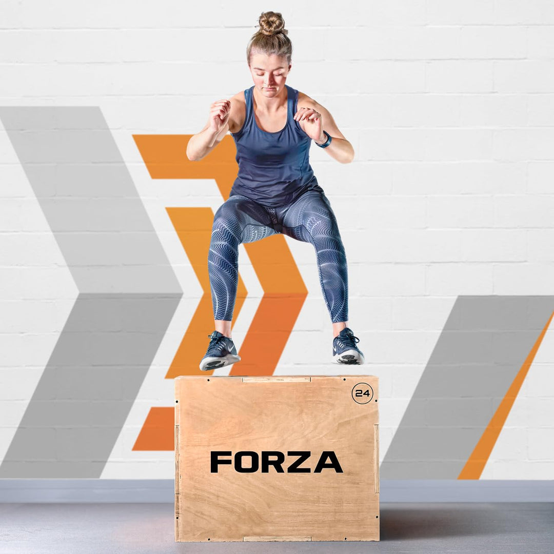 METIS 3-in-1 Plyo Jump Box - Krafttraining | Indoor Box aus Holz | 51cm, 61cm, 76cm