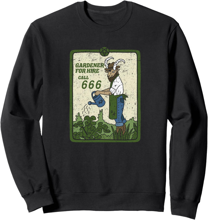 Baphomet Gärtner Satan Antichrist Halloween Sweatshirt
