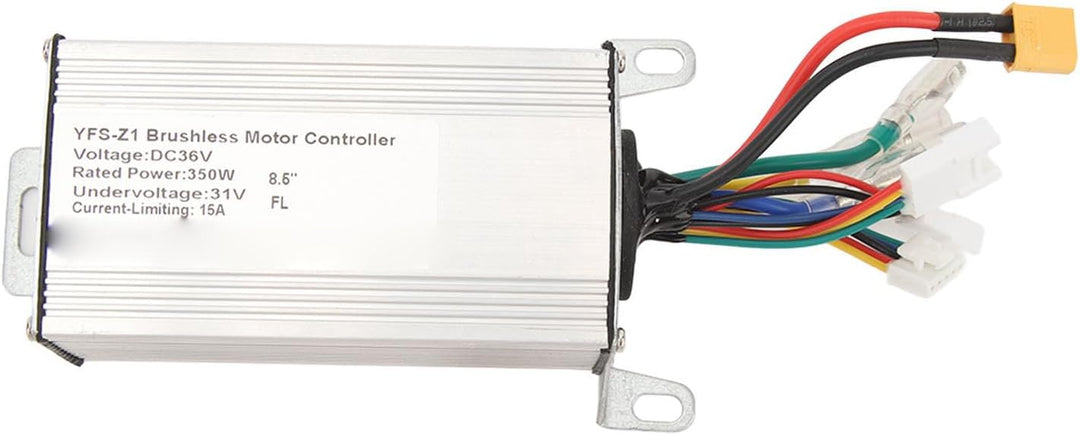 Tbest Elektro-Fahrrad-Controller, 8,5 Zoll 36 V 350 W Elektro-Scooter-Controller, DC-Motor-Geschwind