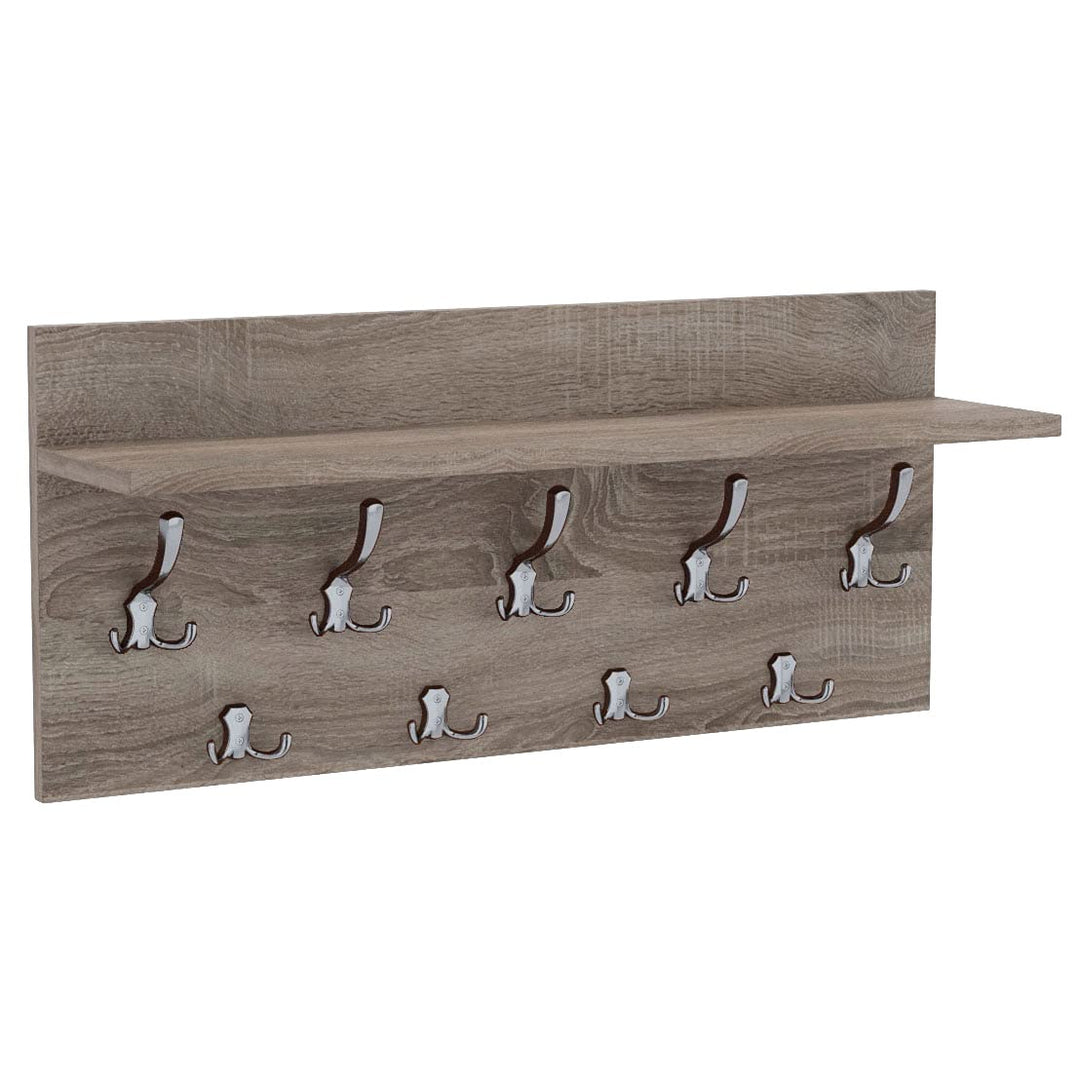 AKKE 40x70 | VERTI Garderobenpaneel Wandgarderobe Garderobe Wandpaneel Kleiderstange CHROM | TRÜFFEL