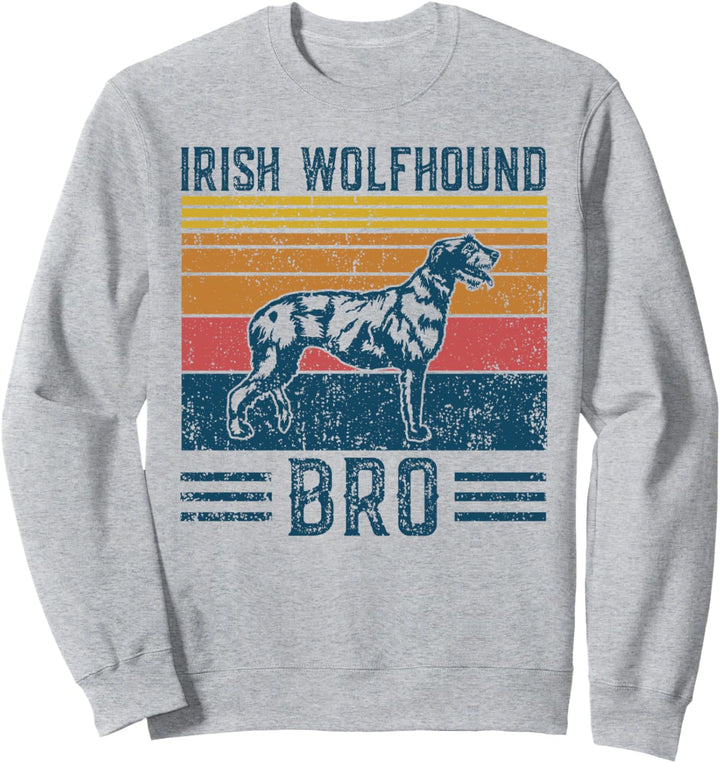 Dog Irish Wolfhound Bro – Vintage Irish Wolfhound Bro Sweatshirt