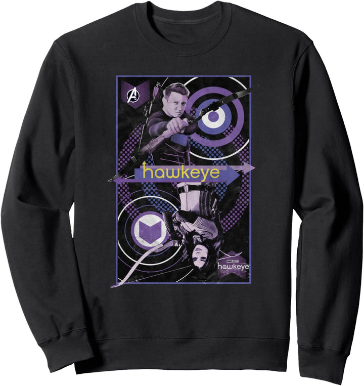 Marvel Hawkeye &amp; Kate Bishop Dual Poster Sweatshirt