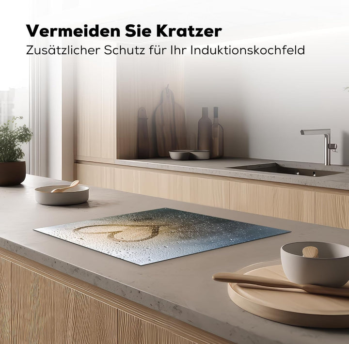 KitchenYeah© Herdabdeckplatte Einteilig Ceranfeld Abdeckplatte Küche Deko Ceranfeldabdeckung Herdabd