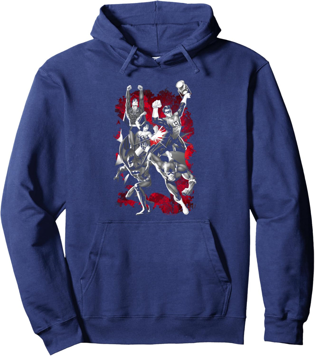 Justice League Explosion Pullover Hoodie