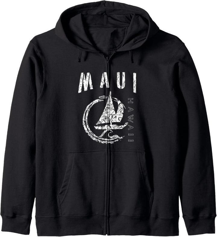 Maui Hawaii Segelboot HI Kapuzenjacke