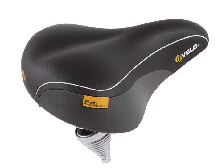 Velo Sattel Plush DS Gel, Black, 260 x 255 mm