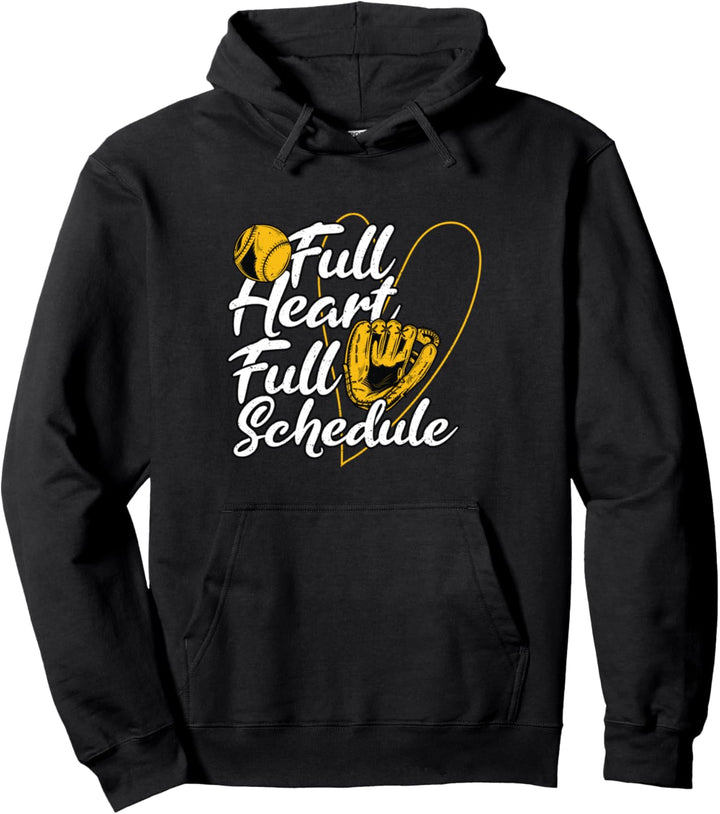Cute Voll: Full Heart Full Schedule - Baseball Pullover Hoodie