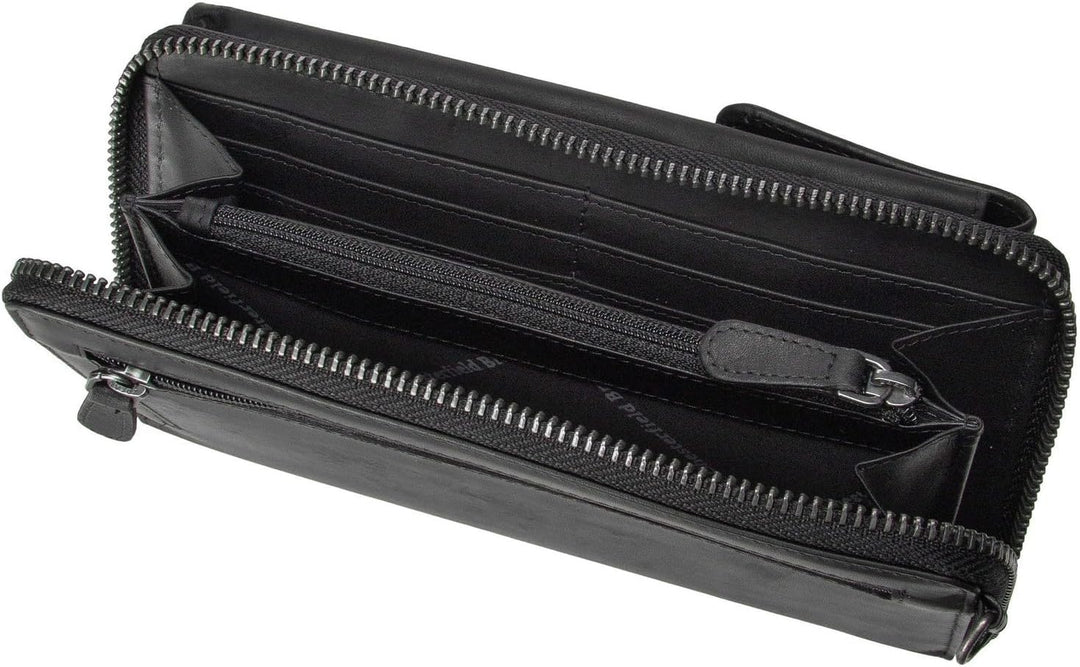 The Chesterfield Brand Malaga - Handytasche/Geldbörse 12cc 19 cm Black