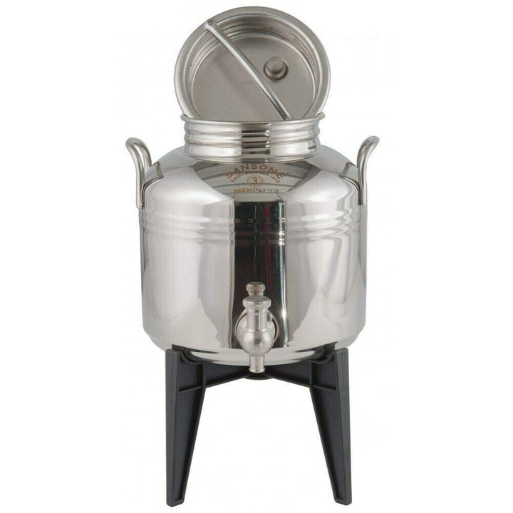 Sansone Edelstahl Getränkespender 3 Liter, 3 l