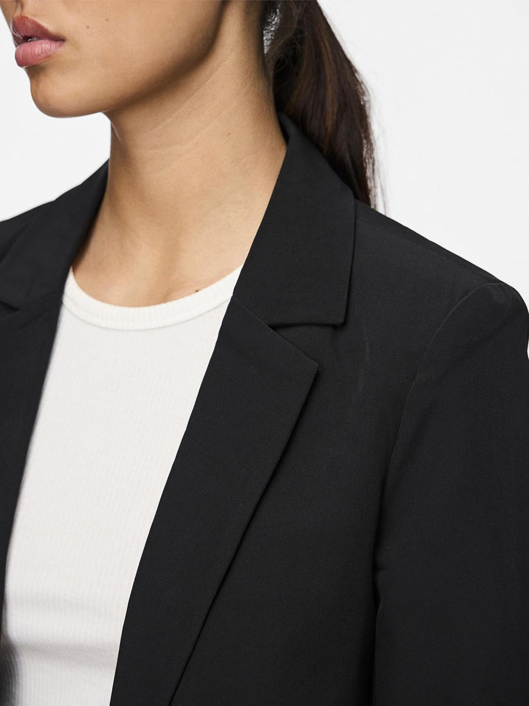 PIECES Damen Pcbossy Ls Loose Blazer Noos Qx XS Schwarz, XS Schwarz