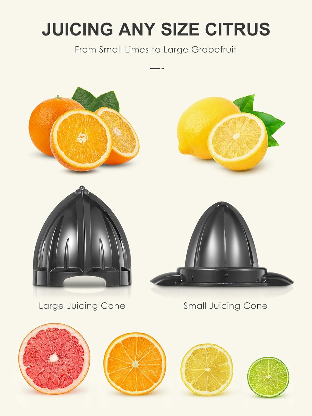 VINATO Zitruspresse, Orangenpresse Zitruspresse Zitronenpresse Orangensaftpresse, Orange Juicer Pres