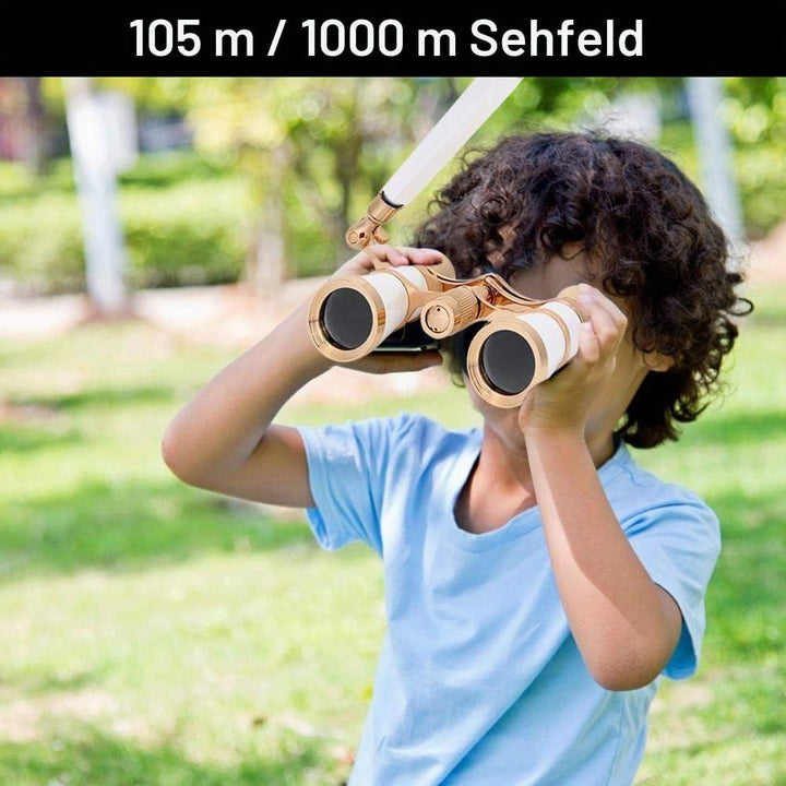 Opera Fernglas, Brillen-Teleskop 3X25 Theaterbrille -Fernglas Concert Portable Compact Lightweight,