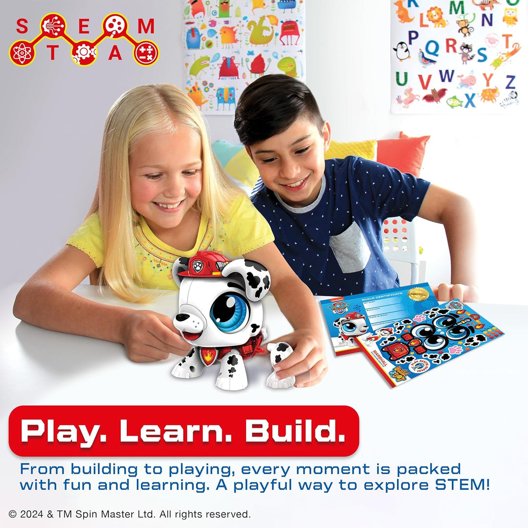 Goliath Build-A-Bot: Paw Patrol Marshall, Bausatz für Kinder ab 3 Jahren, MINT Educational Konstrukt