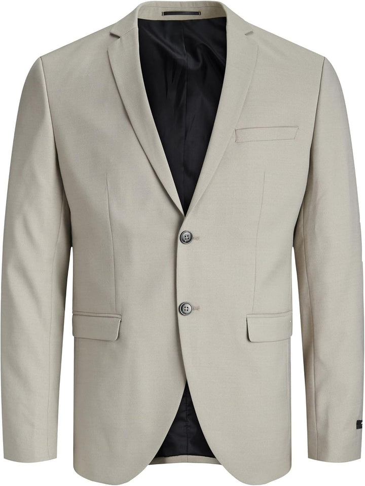 JACK & JONES Male Einreihiger Blazer JPRSOLARIS Super Slim Fit Blazer 42 Pure Cashmere, 42 Pure Cash