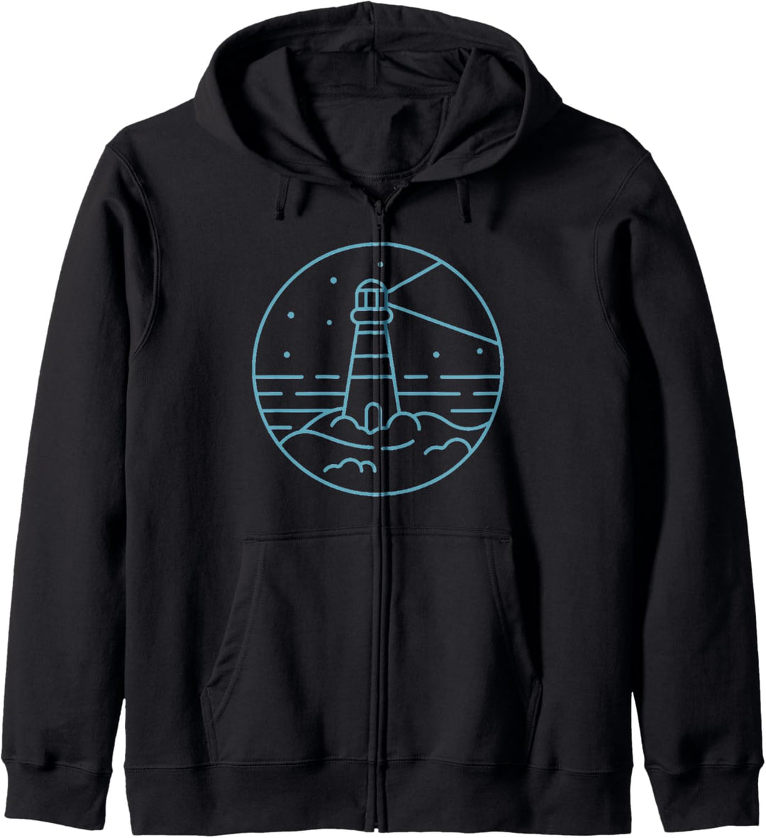Leuchtturm Minimalistisch Mairitm Hamburg Boot Geschenk Kapuzenjacke