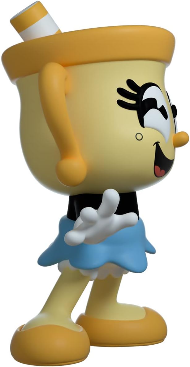 Youtooz Cuphead Ms. Kelch Figur, 11,4 cm Cuphead Youtooz Figur – Vinyl-Figur von Ms Kelch aus Youtoo