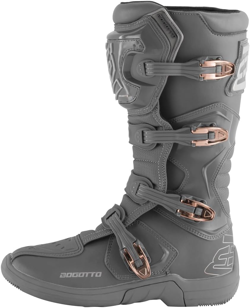Bogotto MX-5 Motocross Stiefel, grau, 44, 44 EU