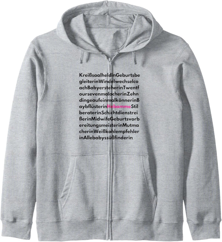Hebamme Geschenk Aufgaben Witzig Geburtstag Geburtshelferin Kapuzenjacke