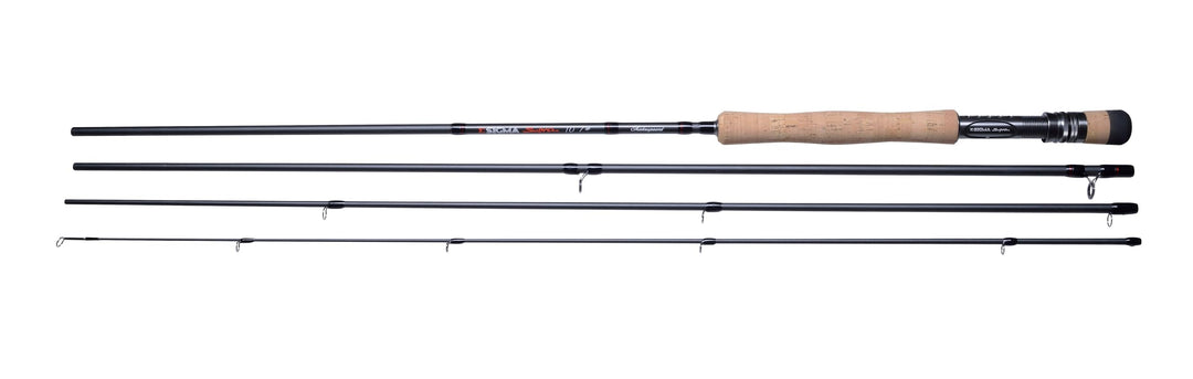 SHAKESPEARE Sigma Supra Fly 6# Angelrute - (4 Stück) - Dunkelgrau/Graphit, 2,7 m